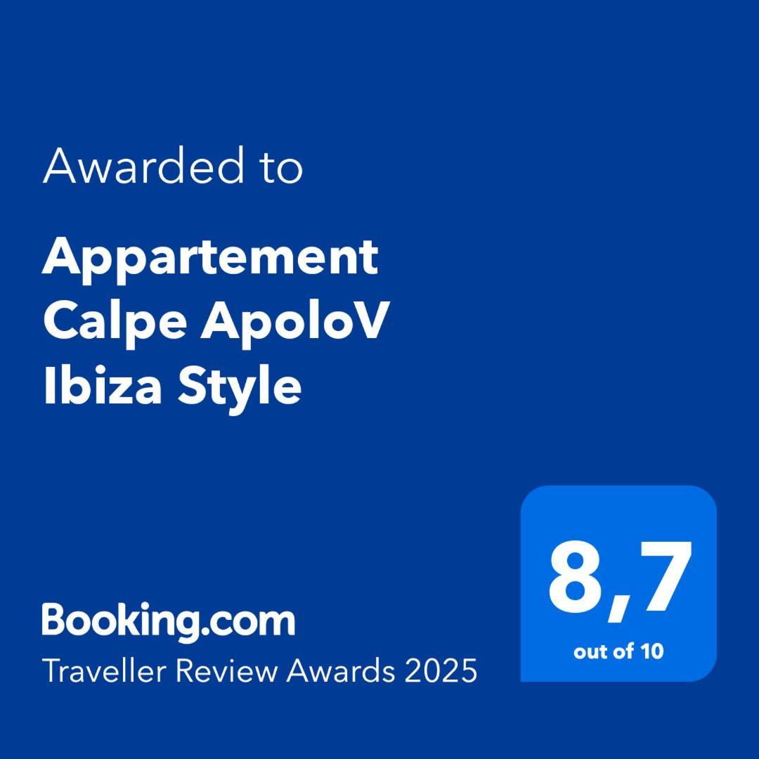 Appartement Calpe Apolov Ibiza Style Buitenkant foto